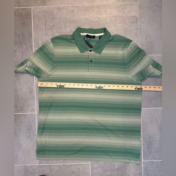 Ted Baker Omeath SS Striped Polo Striped Green Size 5 (US XL) - NWT - Picture 8 of 10